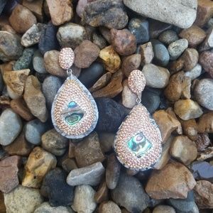 Ayana| leather drop earrings